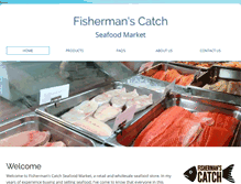 Tablet Screenshot of fishermans-catch.com